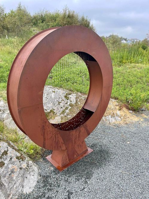 Hovedbilde Fontene Sirkel 150cm - Cortenstål 