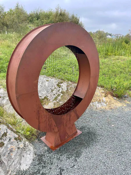 Hovedbilde Fontene Sirkel 150cm - Cortenstål 